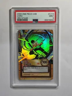 2000 Bandai One Piece Hyper Battle Roronoa Zoro Foil - Image 1