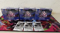 X3 One Piece OP14 The Azure Sea’s Seven Booster Boxes Include 3 Promo Packs - Image 4