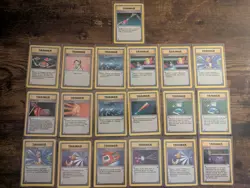 Lot Of 19 Vintage Base Set Pokemon Trainer Cards Lot 69 - Image 1