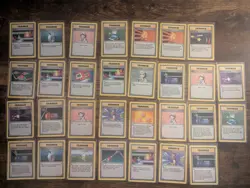 Lot Of 30 Base Set Pokemon Trainer Cards Lot 42 - Image 1