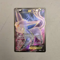 Pokemon Espeon EX Full Art Ultra Rare Holo Breakpoint 117/122 Card - Image 1