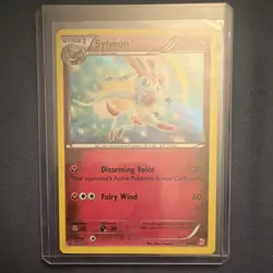 Pokemon Sylveon Holo 30/30 XY Trainer Kit Common 90HP Stage 1 Fairy Card - Image 1