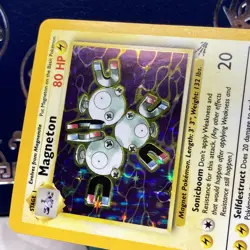 Magneton Holo Rare 11/62 Fossil Set 1999 Pokemon WOTC Vintage Card LP + - Image 3
