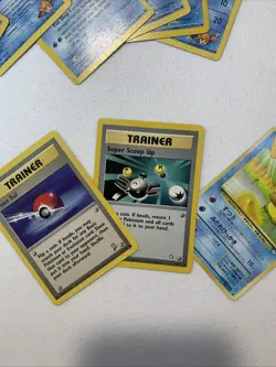 Vintage Pokemon Card Lot of 28 Vintage Cards Used Energy, Trainer Etc 1999-2000 - Image 3