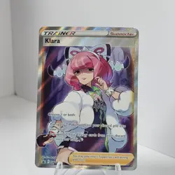 Klara SWSH302 Sword & Shield Black Star Promo Full Art Holo Pokemon Card TCG NM - Image 1