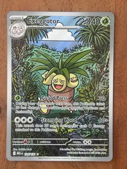 Pokemon TCG Exeggutor Mega Evolutions Shiny Rare 135/132 NM Card - Image 1