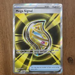 Pokemon TCG Mega Evolutions Mega Signal Trainer Card 171/132 Ultra Rare Card NM - Image 1