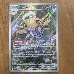 Pokemon TCG Shedinja Mega Evolutions Shiny Rare 144/132 NM Card - Image 1
