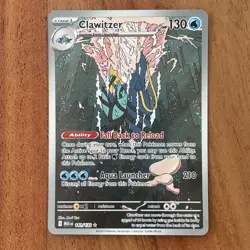 Pokemon TCG Clawitzer 141/132 Mega Evolution Illustration Rare NM Card - Image 1