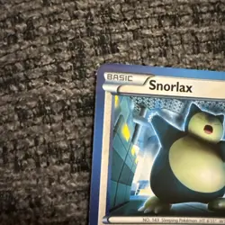 Snorlax (Team Plasma) 101/135 Rare Normal Pokemon Plasma Storm Card TCG - Image 3