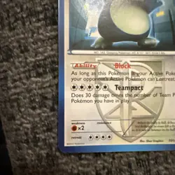 Snorlax (Team Plasma) 101/135 Rare Normal Pokemon Plasma Storm Card TCG - Image 4