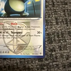 Snorlax (Team Plasma) 101/135 Rare Normal Pokemon Plasma Storm Card TCG - Image 5