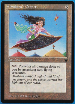 Al-abara's Carpet Legends NM (Reserved List MTG Magic Card) (506378) ABUGames - Image 1