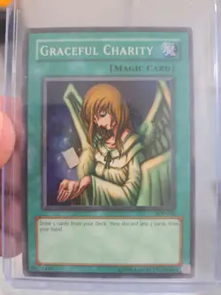 Yu-Gi-Oh! Graceful Charity DB2-EN095 Rare Spell Card NM Vintage TCG - Image 1