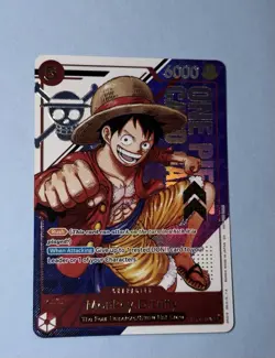 One Piece Card Game TCG Monkey.D.Luffy ST21-014 3rd Anniversary Treasure Campaig - Image 1