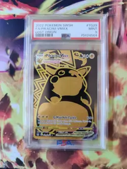 2022 Pikachu Vmax Gem Mint PSA 9 Lost Origin Pokemon Card #TG29 - Image 1