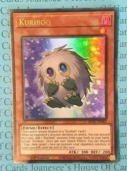 Kuriboo BROL-EN003 Ultra Rare Yu-Gi-Oh Card 1st Edition New - Image 1