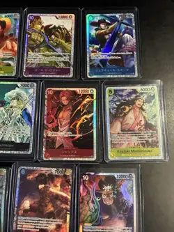 One Piece LOT 10 Cards ALL SR and ALL IN TOP LOADERS - Image 3