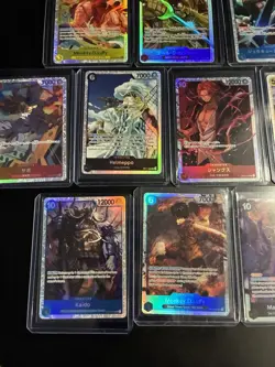 One Piece LOT 10 Cards ALL SR and ALL IN TOP LOADERS - Image 4
