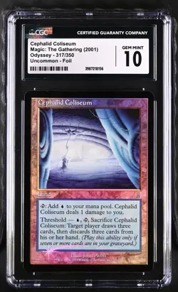 CEPHALID COLISEUM Odyssey Foil CGC 10 Gem Mint MTG [Nostalgium] - Image 1