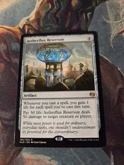 Magic the Gathering Aetherflux Reservoir - Kaladesh #192 - Image 2