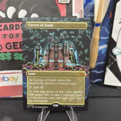 Cavern of Souls (0345) (Borderless) The Lost Caverns of Ixalan Regular MTG MAGIC - Image 2