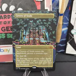 Cavern of Souls (0345) (Borderless) The Lost Caverns of Ixalan Regular MTG MAGIC - Image 3