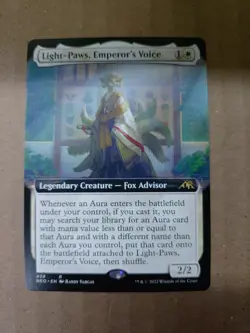 Light-Paws, Emperor's Voice NEO #439 Non-Foil Extended Art NM MTG - Image 1
