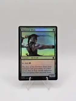 Llanowar Elves Foundations Foil Near Mint - Image 1