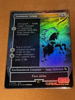Pack Fresh Final Fantasy Foil - Summon: Ixion (0195 - Borderless) - Magic MtG - Image 1