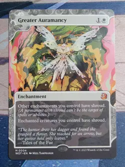 Greater Auramancy MTG Wilds of Eldraine: Enchanting Tales NM Magic Regular - Image 1