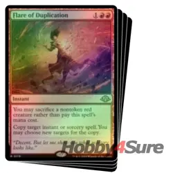 Foil Flare Of Duplication X4 M/NM Magic: The Gathering MTG Modern Horizons 3 - Image 1