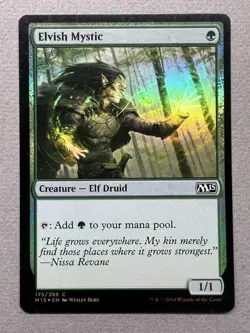 Elvish Mystic M15 Foil LP/MP - Image 1