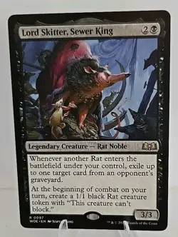 Lord Skitter, Sewer King MTG Wilds of Eldraine Regular - Image 1