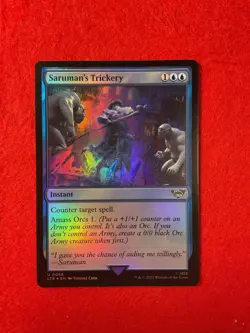 Saruman's Trickery - Foil - The Lord of the Rings - Magic the Gathering - MTG - Image 1