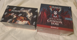 MTG Innistrad Midnight Hunt Draft Booster Box &Crimson Vow Bundle in Shrink Wrap - Image 1