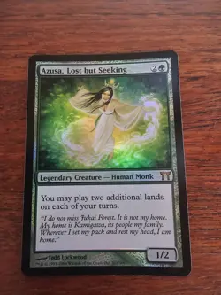 1x Azusa, Lost but Seeking - Foil Light Play MTG Magic the Gathering - Image 1