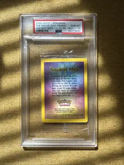 2000 POKEMON MOVIE ANCIENT MEW PROMO SEALED CELLO PACK PSA GEM MT 10 - Image 1