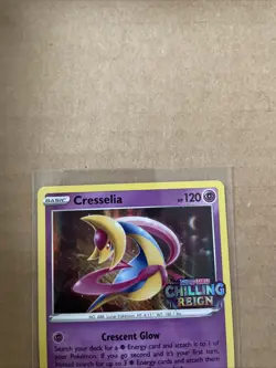 Cresselia - Prerelease - Chilling Reign SWSH114 Black Star Pokemon 0321#169 - Image 2