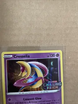 Cresselia - Prerelease - Chilling Reign SWSH114 Black Star Pokemon 0321#169 - Image 3