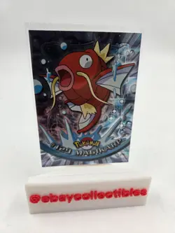 2000 Topps Pokemon Series 3 Silver Foil #129 Magikarp TV Animation Blue Logo PL - Image 1