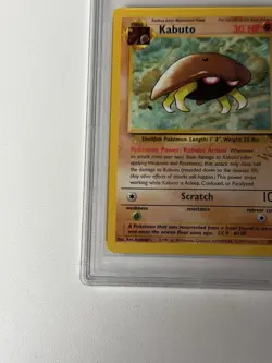 1999 Pokemon Kabuto Promo PSA 10 GEM MINT Wizards Gold W Stamp POP 64 Rare - Image 3