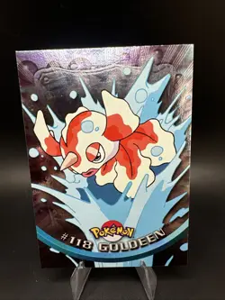 2000 Topps Pokemon TV Animation Edition Series 3 Holo Foil #118 Goldeen - Image 1