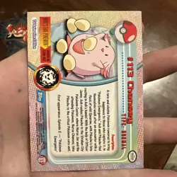 2000 Topps Pokemon Animation Series #113 Chansey Foil - Image 2