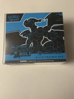 Pokemon Center Exclusive Black Bolt Elite Trainer Box ETB New Sealed +protector - Image 1