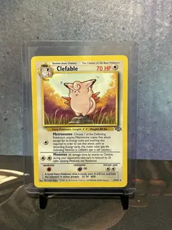 Pokemon TCG Clefable Jungle 17/64 Regular Rare LP - Image 1
