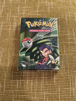 Pokemon TCG, Wizards Of The Coast, Koga Theme Deck, Gym Challenge, New, Sealed - Image 1