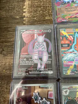 Pokemon Full ART SIR Ultra Rare Lot, Team Rockets Mewtwo, Mega Charizard GOLD - Image 2