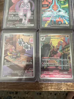 Pokemon Full ART SIR Ultra Rare Lot, Team Rockets Mewtwo, Mega Charizard GOLD - Image 4