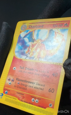 Vintage Pokemon TCG Lot- Expedition Base Set Regular Charizard & Bulbasaur - Image 2